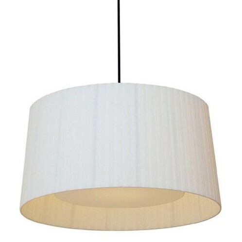 Santa + Cole - GT6 - Suspension - crème/baldaquin nickel dépoli/diffuseur blanc/Ø45cm