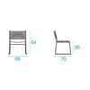 emu - Aero - Fauteuil lounge de jardin - dessin au trait