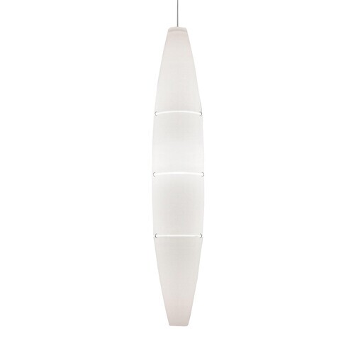 Foscarini - Havana Suspension Lamp - white/satined/H 130cm/Ø 23cm