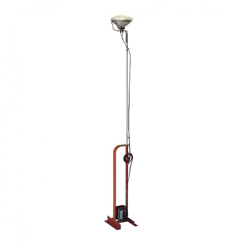 Flos - Toio - Lampadaire - rouge/métal