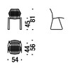 Moroso - Tropicalia Chair - line drawing