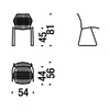 Moroso - Tropicalia - Chaise - dessin au trait