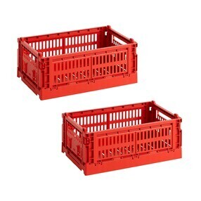 HAY - Colour Crate Korb recycelt S 2er Set