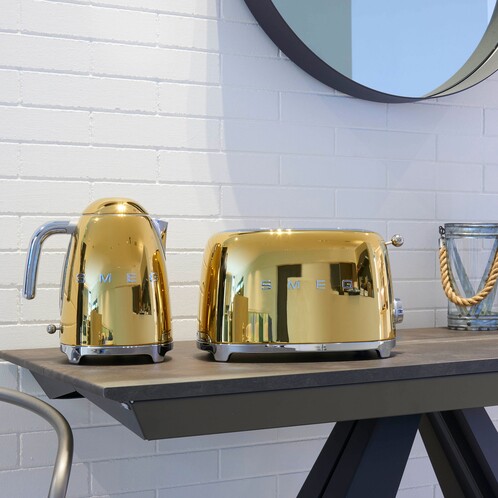 Smeg TSF01 2-Scheiben Toaster Metallic