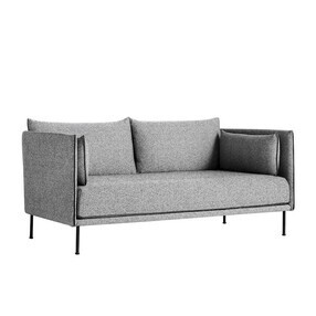 HAY - Silhouette 2 Sitzer Sofa Füße Stahl