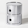Kartell - Componibili 2 Metallic - Conteneur