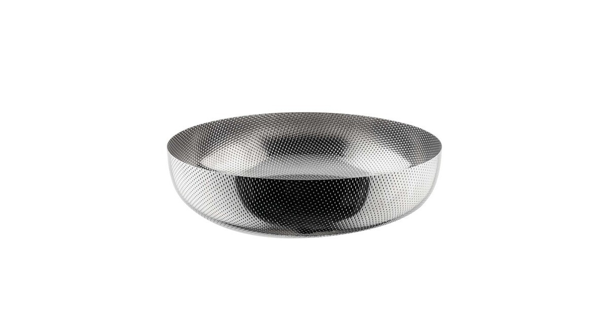 Plateau Rond Alessi Extra Ordinary Texture – Design Minimaliste En Acier Inox 18/10 Avec Finition Granulée