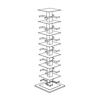 Opinion Ciatti - Ptolomeo X4 B Book Stand - line drawing