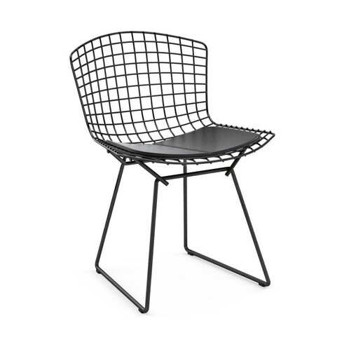 Knoll International - Bertoia - Coussin - noir/Vinyl Vl01