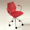 Kartell - Maui Bürostuhl mit Armlehnen