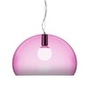 Kartell - FL/Y - Pendellamp - kardinaalsrood/transparant/Ø52cm