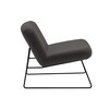 Softline - Java Armchair - black/khaki/fabric Vision 443/WxHxD 80x67x78cm/black base