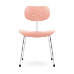 Wilde + Spieth - Chaise support chromé SE 68 Eiermann