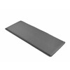 Hochwertiges HAY Palissade Auflagenkissen in Anthrazit, wetterfestes Material für Outdoor-Möbel, elegantes Design. - Palissade Sitzkissen 107,5x43,5cm