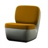 Magis - Nimrod Chair - white/yellow/polyethylen/Cover fabrics
