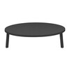 e15 - e15 PA05 Leila Coffee Table  - black/Ø 120cm