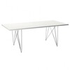 Magis - Tavolo XZ3 Tisch rechteckig - weiß/Gestell chrom/200x90cm