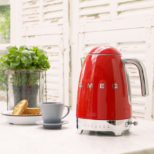 SMEG KLF04 7-Cup Variable Temperature Kettle Red KLF04RDUS - Best Buy