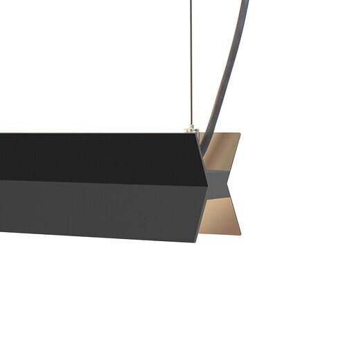 e15 - e15 LT07 Span - Suspension LED   - noir/160cm