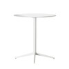 Plank - Mister X Garden Table  Ø 70cm - white/HPL/Ø 70cm/H: 73-74,5cm