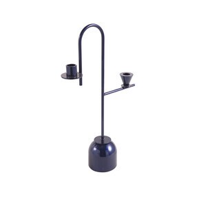 Cappellini - Blue kandelaar h 43cm