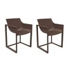 Vondom - Wall Street - Kit de 2 fauteuils - bronze/H x W: 80 x 57cm/pour interieur et exterieur