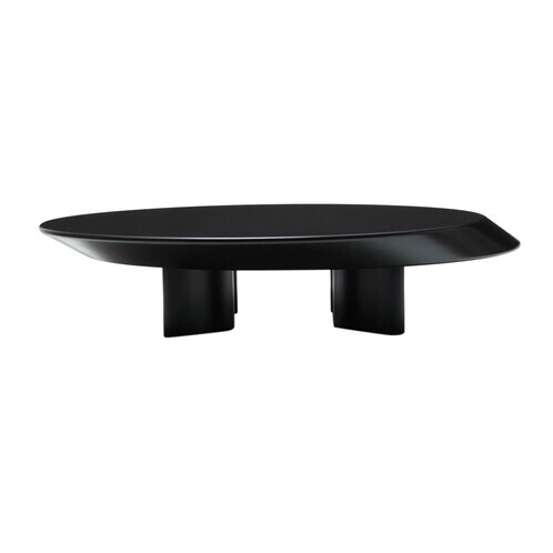 Cassina - 520 Accordo Couchtisch - schwarz/matt/gebeizt