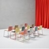 Arper - Catifa 46 0278 Chair Unicoloured Skids Black