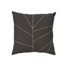 Arper - Leaf 2 Cushion - black/Kvadrat Remix fabric 2/45x45cm