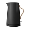 Stelton - Emma - Bouilloire 1.2 L - noir/bois de hêtre/brillant/LxPxH 26x20x25cm