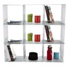 Montana - Panton Drahtregal Set 4 - chrom/inkl. Klammern/9 Module à 34,8 x 34,8 x 34,8 cm