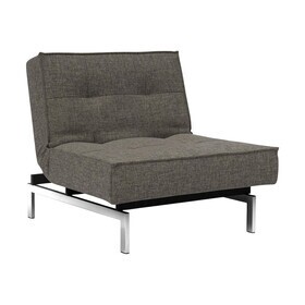 Innovation Living - Splitback fauteuil chromen poten