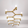 Nemo - Crown Plana Linea Kronleuchter - gold/BxHxT 168x16x57cm