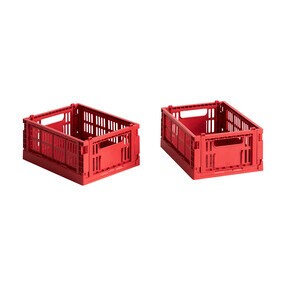 HAY - Colour Crate Korb Mini recycelt 2er Set