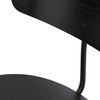 ferm LIVING - Herman - Chaise - noir/en frêne plaqué/structure noire/LxPxH 50x47x74cm