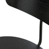 ferm LIVING - Herman - Chaise - noir/en frêne plaqué/structure noire/LxPxH 50x47x74cm