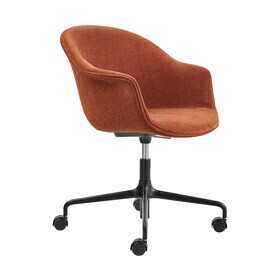 Gubi - Chaise de réunion entièrement rembourrée Bat