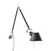 Artemide - Tolomeo Parete Wandleuchte - schwarz/Aluminium/mit Wandbefestigung/BxH 81x67cm/2900K