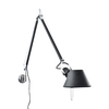 Artemide - Tolomeo Parete Wandleuchte - schwarz/Aluminium/mit Wandbefestigung/BxH 81x67cm/2900K