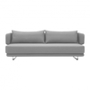 Softline - Jasper - Canapé-Lit - clair gris/étoffe Vision 445/incl. 2 coussins/taie de canapé et coussin extractible