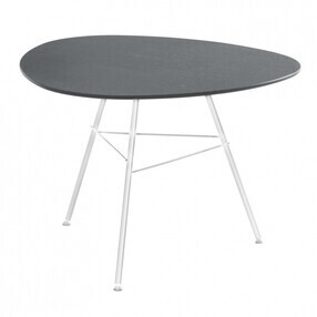 Arper - Leaf Garten Beistelltisch dreieckig H50