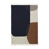 ferm LIVING - Kelim Merge - Tapijt groot 9284 - meerkleurig/handgeweven/140x200cm/scheikundig schoonmaken