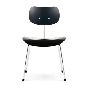 Wilde + Spieth - Chaise support chromé SE 68 Eiermann