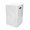 Gervasoni - Inout 43 - Table d'Appoint / Tabouret - blanc/Taille 3/H51cm