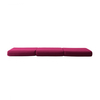 Softline - Bingo Folding Mattress / Side Table - violet/fabrics felt 629/LxWxH 195x65x36cm/with small table