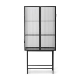 Ferm Living - Vitrine verre rosé Haze