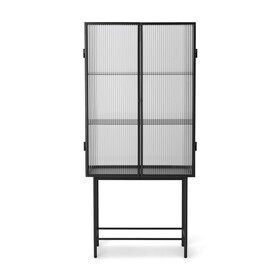 Ferm Living - Haze Vitrine Cabinet Reeded Glass