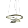 Artemide - Pirce Mini LED Pendelleuchte - gold/matt/dimmbar Push/3000K/3313lm/CRI=90/LxBxH 69x67x23cm