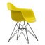 Vitra - Eames Plastic Armchair DAR onderstel zwart