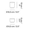 Muuto - Corky Glass Set Of 4 - line drawing